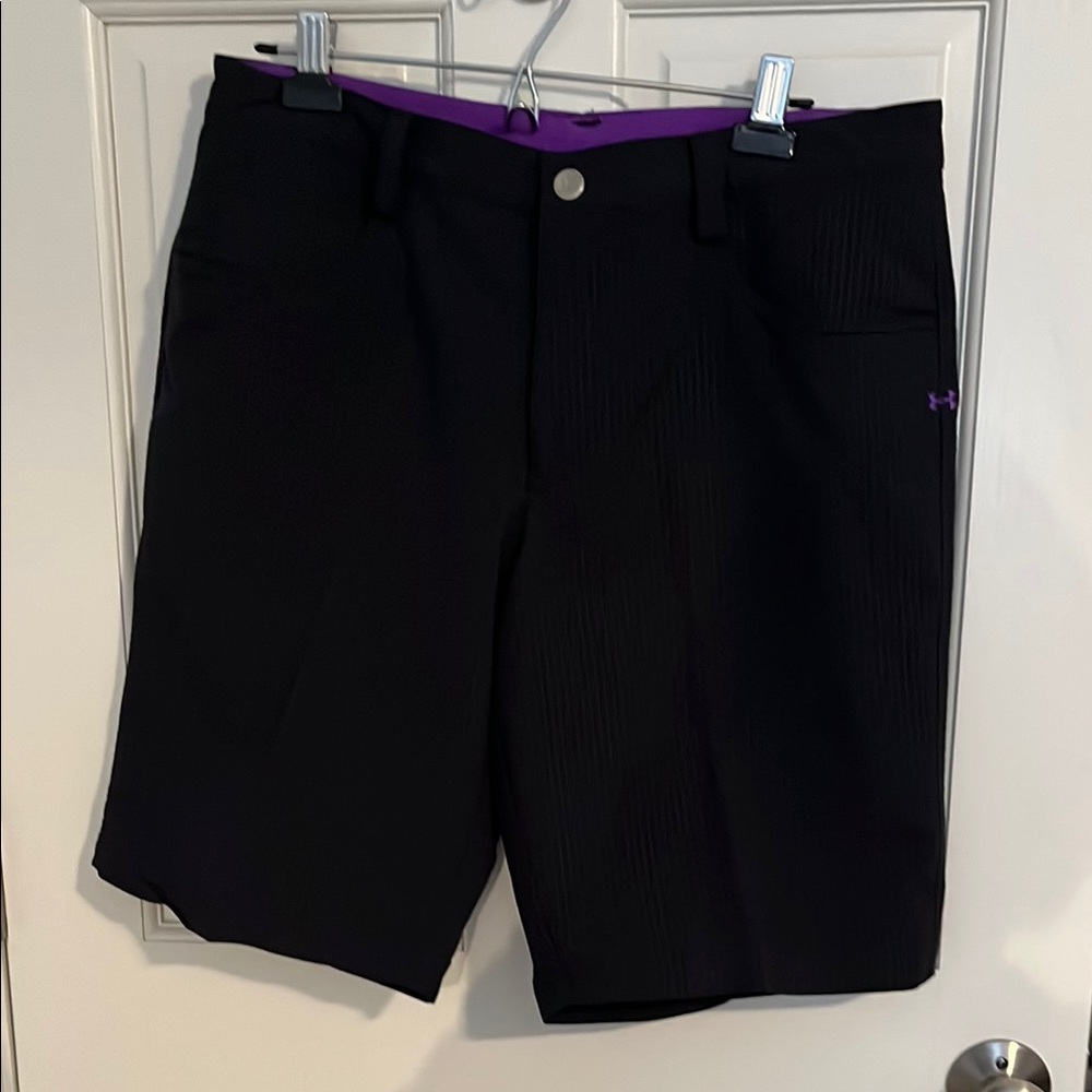 Under Armour Men's Black Golf Shorts